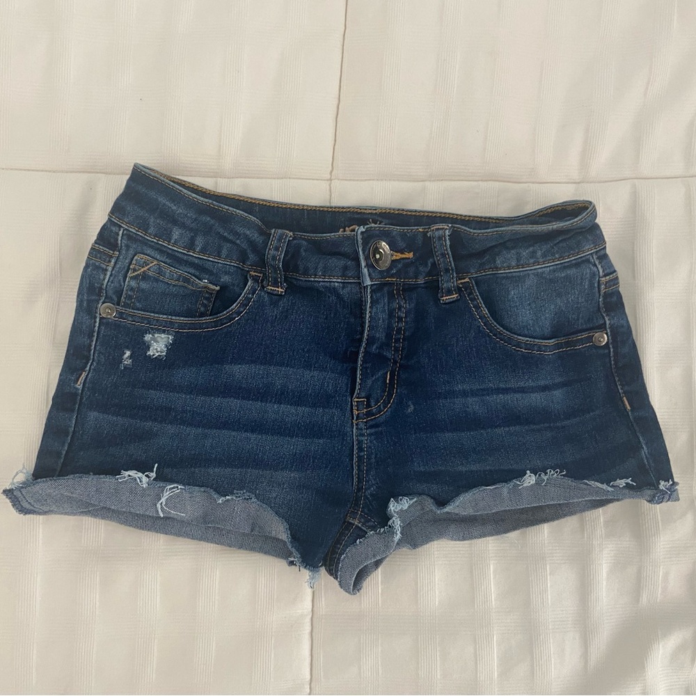 Justice Dark Blue Jean Shorts